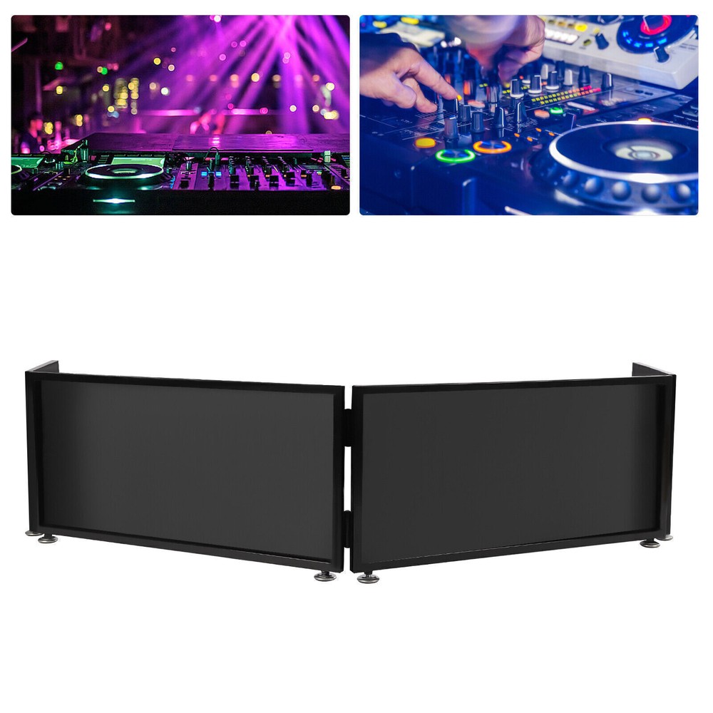 Portable Event Facade 4 Sections Tabletop DJ Booth Foldable Cover Screen] US