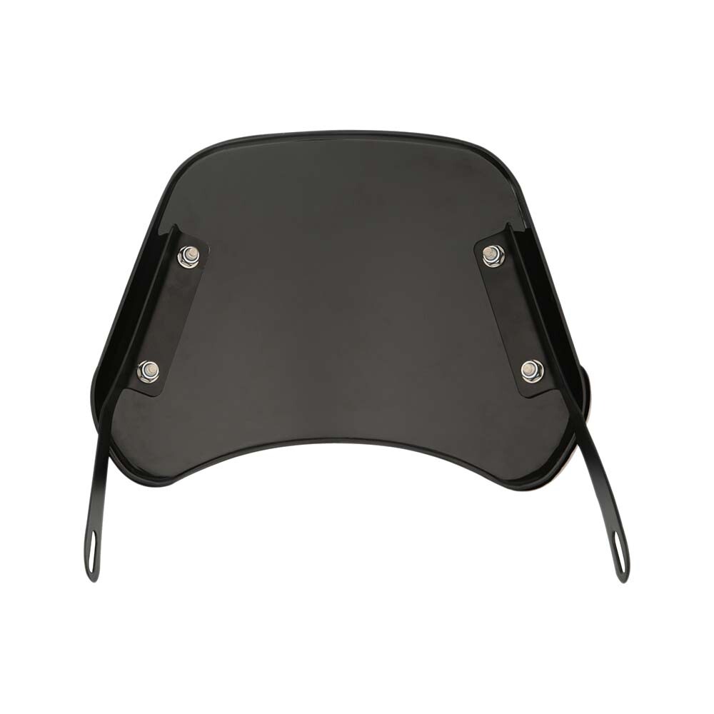 Universal Motorcycle Fairing Windshield Deflector Windscreen For 5-7'' Headlight