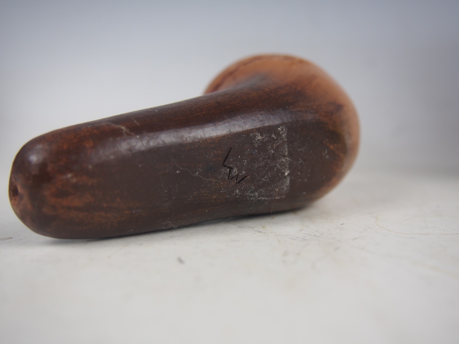 NAVAJO CLAY PIPE - LORRAINE WILLIAMS YAZZI - 4 INCHES LONG - #2