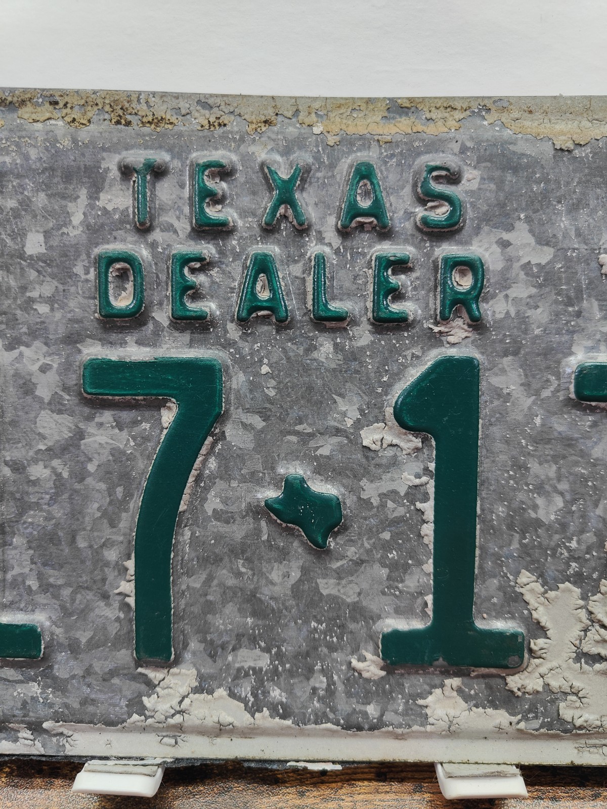 TEXAS ⭐ License Plate Tag USA 🇺🇸 🐂 1980 Dealer P 17 178 Classic Car Vintage