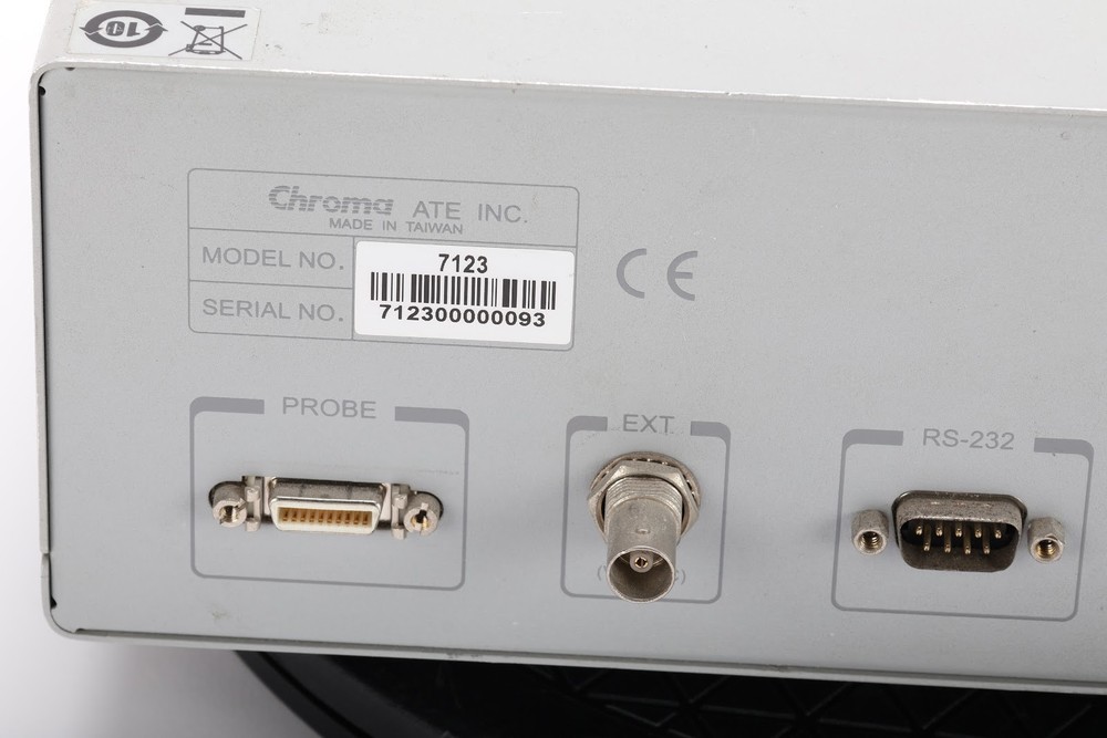 Chroma 7123 Display Color Analyzer With AC Power Cable