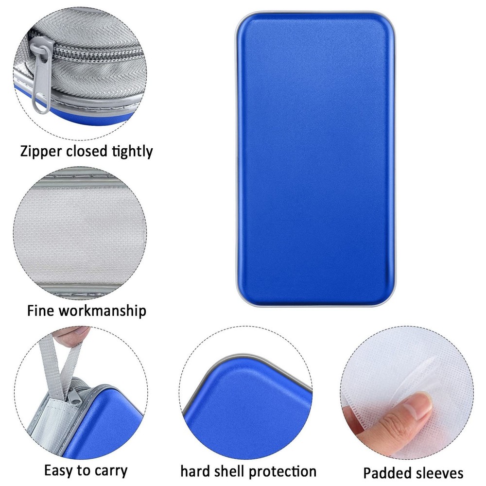 Siveit CD Case Holder, 80 Capacity CD/DVD Case Holders Wallet Hard Plastic CD...