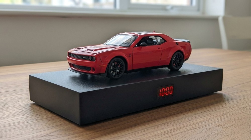 Dodge Challenger SRT Hellcat Model Car Alarm Clock