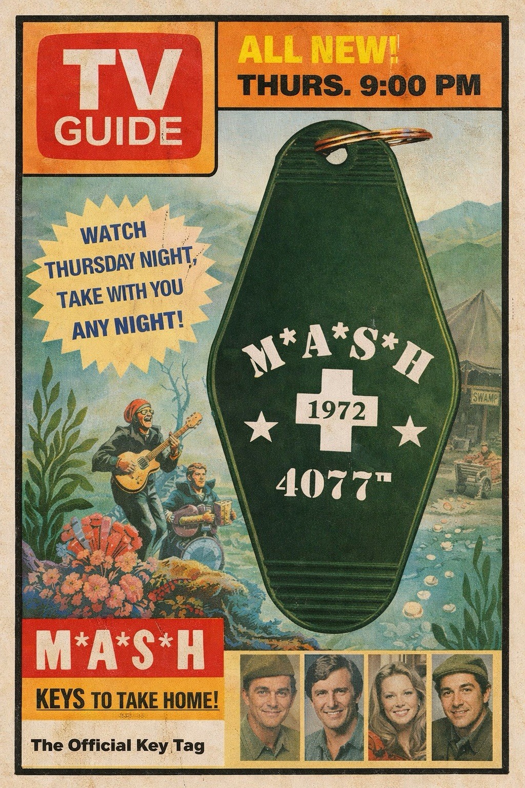 MASH inspired 4077 keytag