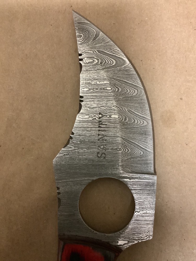 DAMASCUS RED HANDLE SKINNER (G29009403)