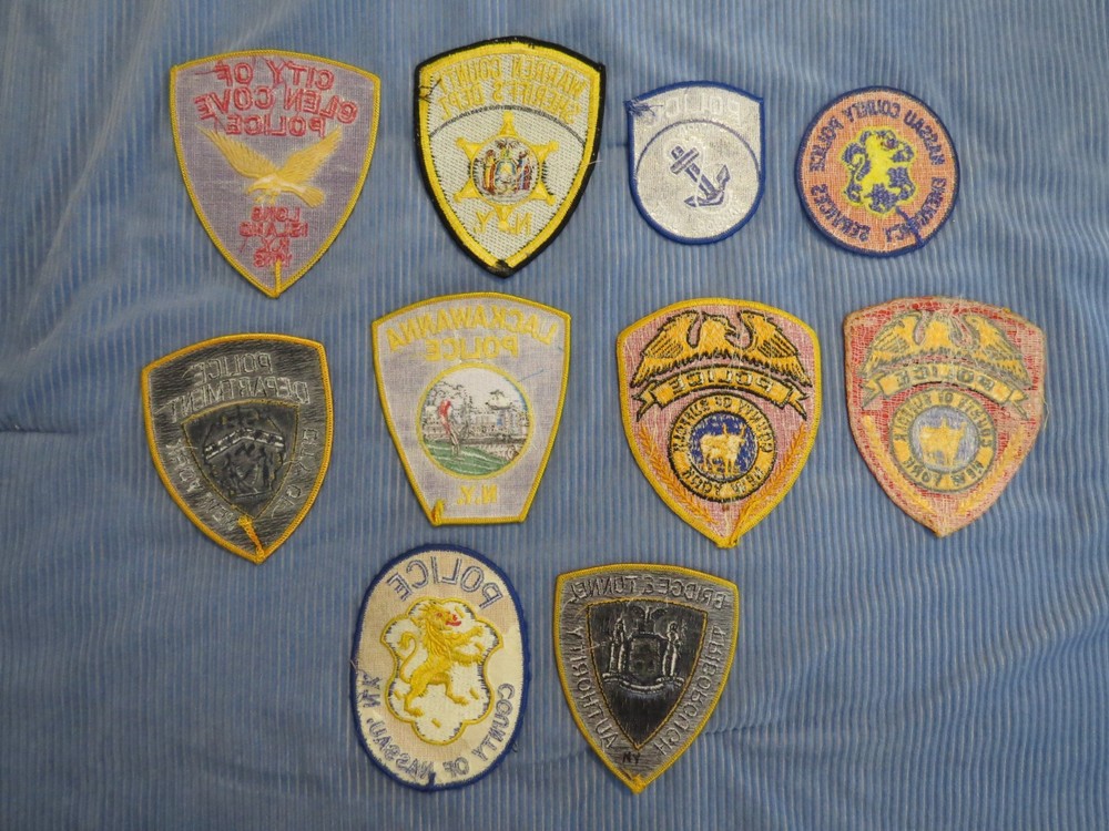 10 Different New York Police Patches