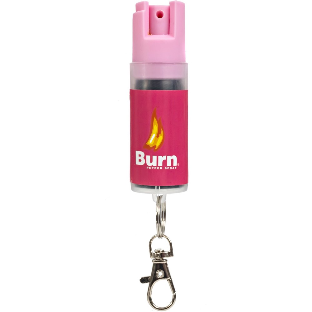 BURN Pepper Spray 1/2oz Self Defense Security Protection Keyring Keychain