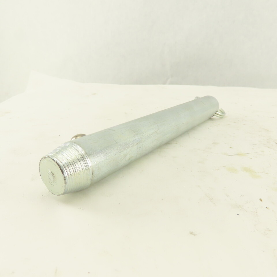1" Ball Lock Hitch Pin Ring Grip No Shoulder 8"
