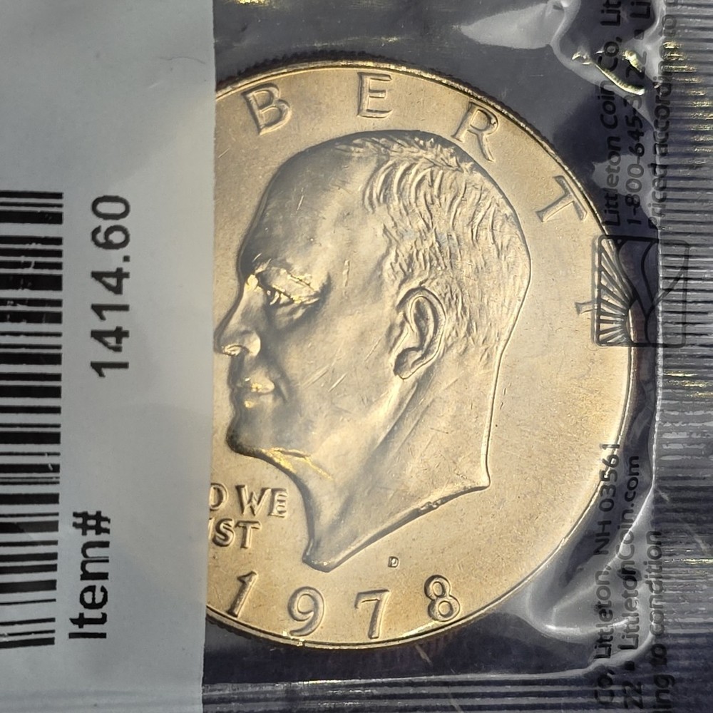 1978 D Eisenhower Ike Dollar CN-Clad Uncirculated