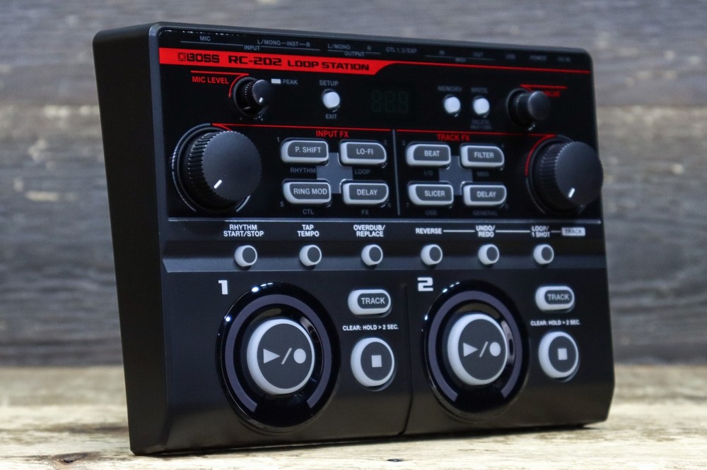 Boss RC-202 Loop Station Two-Simultaneous Stereo Phrase Tracks Tabletop Looper