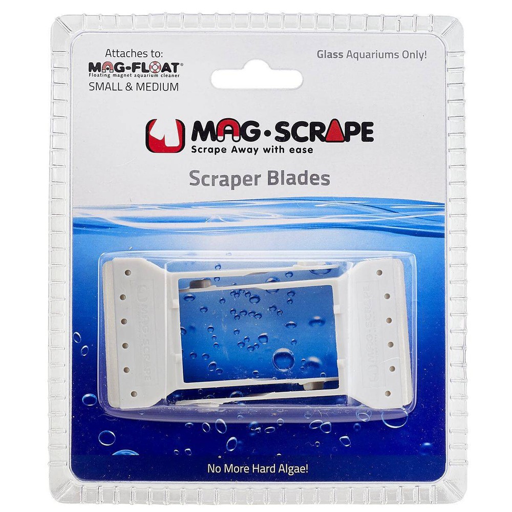 Mag-Float Glass Scraper Replacement Blades for Mag-Float Small & Medium 2 Pack