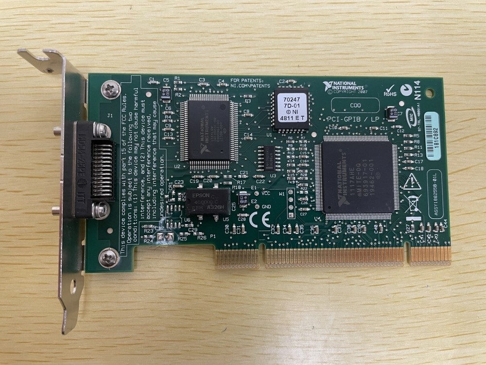 National Instruments 1882578-01 Half-Height GPIB Controller Card