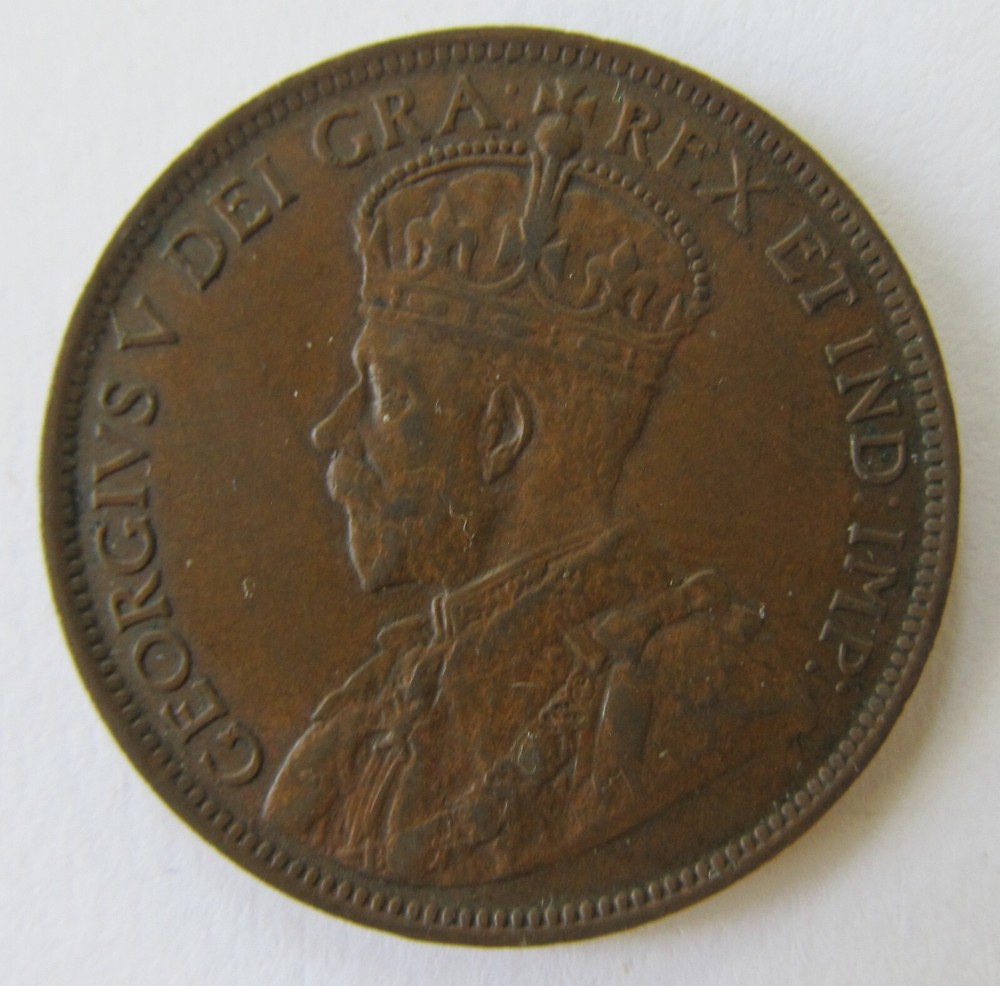1920 Canada Large Cent George V, KM #21