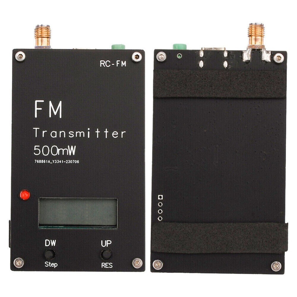 For Devices FM Stereo Transmitter With Adjustable Frequency