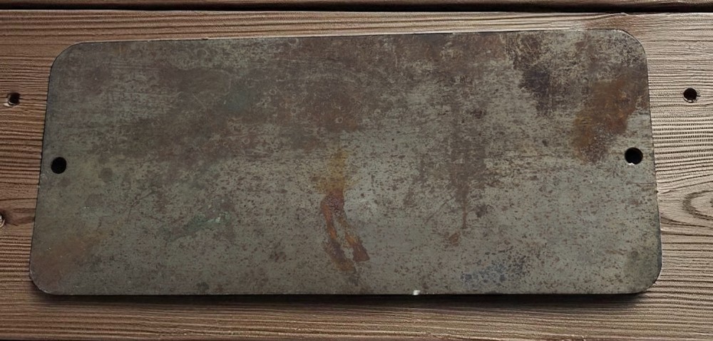 Edison Phonograph Advertising Serial Data Plate Model C150