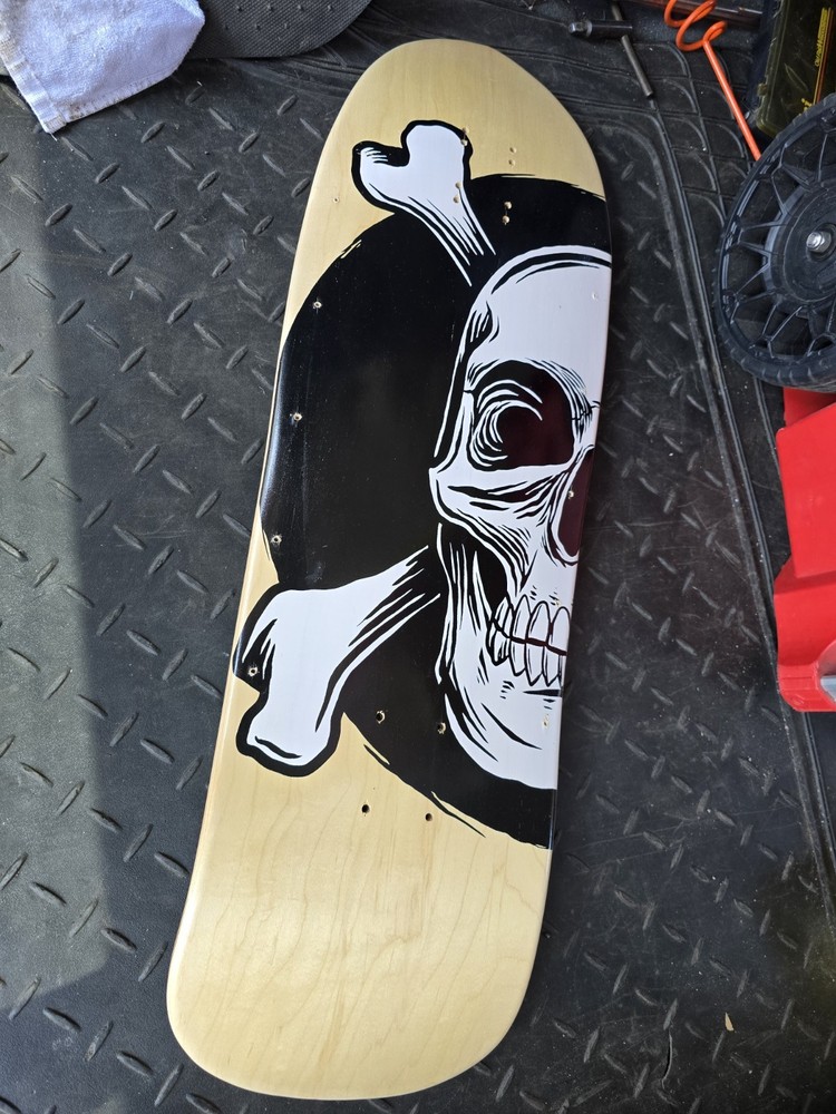 American Nomad Skull Skateboard Deck