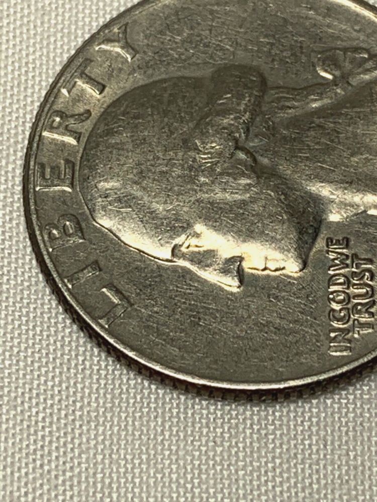 1965 quarter p mint mark error