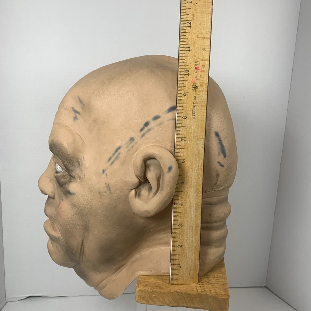 Vintage Don Post Studios 1977 PLAN 9 FROM OUTER SPACE Tor Johnson Rubber Mask