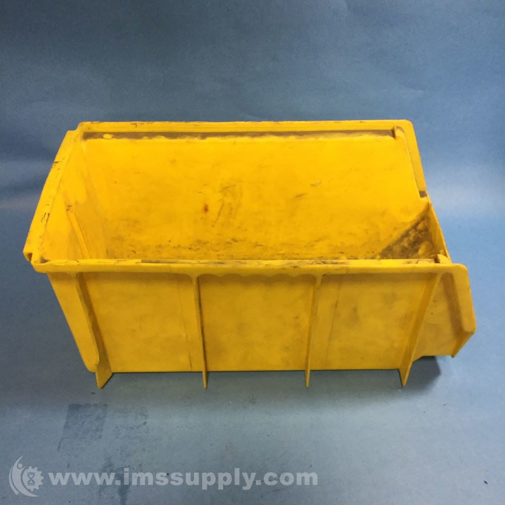 Edsal 14X8X7 Yellow Bin USIP