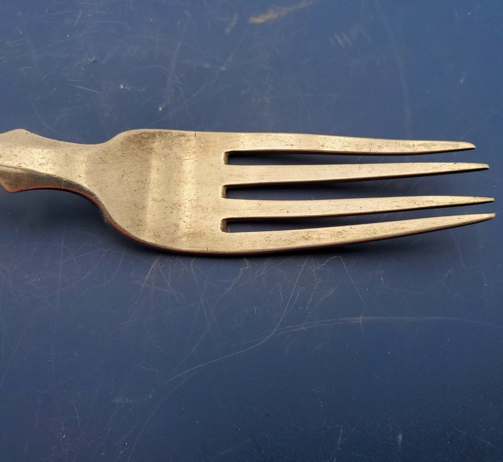 Russian 84 Silver Fiddle Dinner Fork