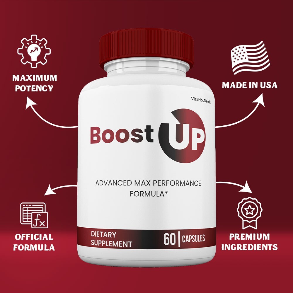 Boost Up Capsules, Max Strength Performance, Boost Up Pills for Men (3 Pack)