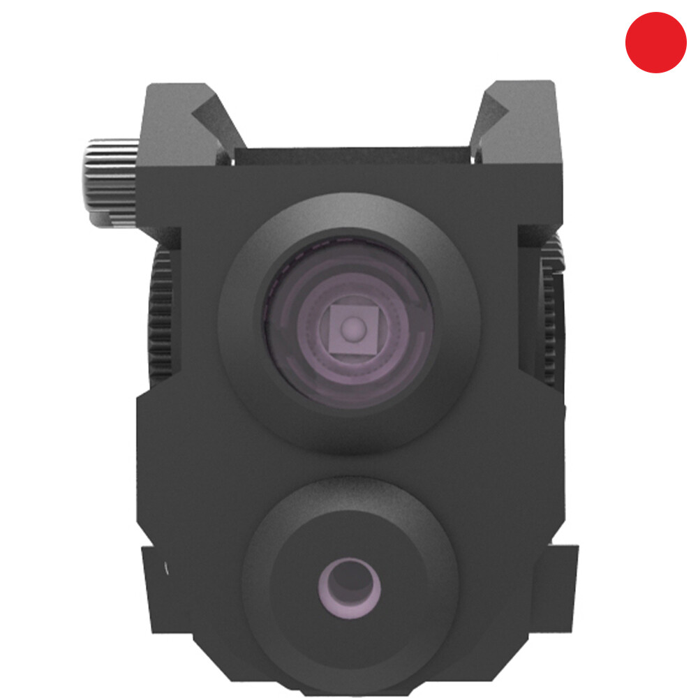 Laspur Mini Sub Compact Red Laser Sight with Flashlight Combo for Pistol