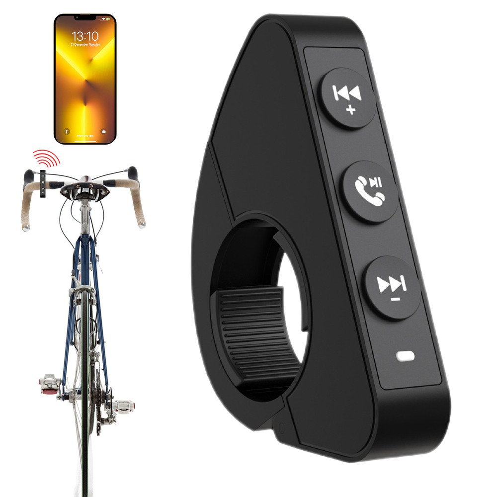 Wireless Bluetooth Motorcycle Steering Wheel Media Remote Control Waterproof