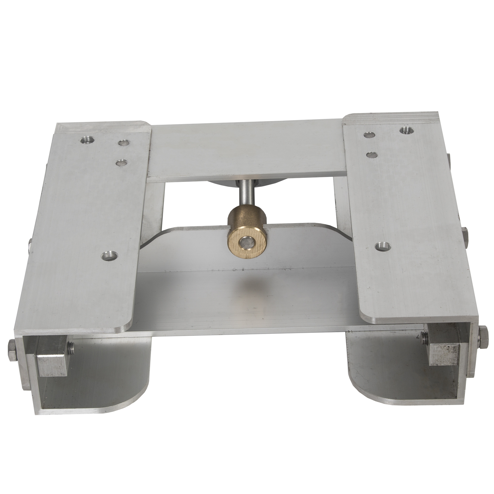 Adjustable 4'' Outboard Boat Aluminum Jack Plate Tool Silver