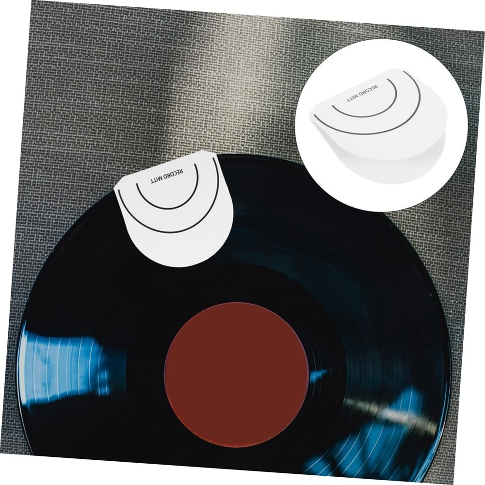 -Static Record Mitts Vinyl Record Cleaner Gloves with Microfiber Material8689