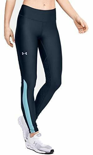 Under Armour Women's  Compression Leggings Academy Mileage Raised Thread XS Blue