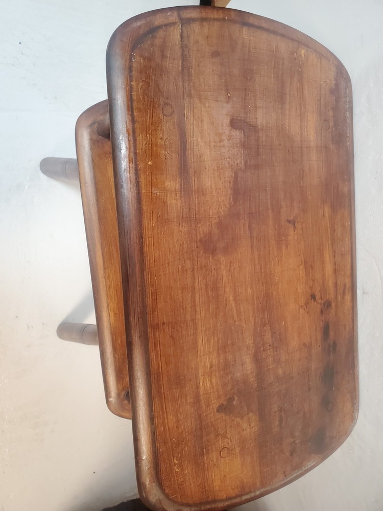 Vintage American Maple 2 Tier Accent Side Table