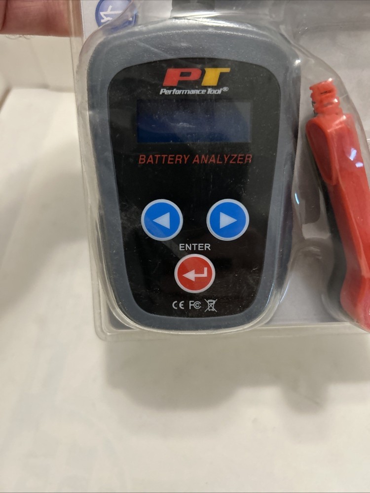 Performance Tool W2998 Digital 12v Battery Analyzer Tests DC Systems