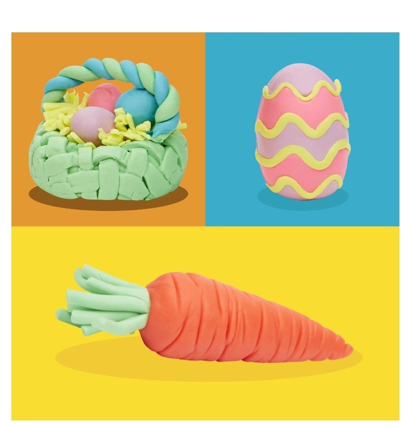 Play-Doh Easter Bag 9 Eggs Modeling Clay Set Multicolor 2023