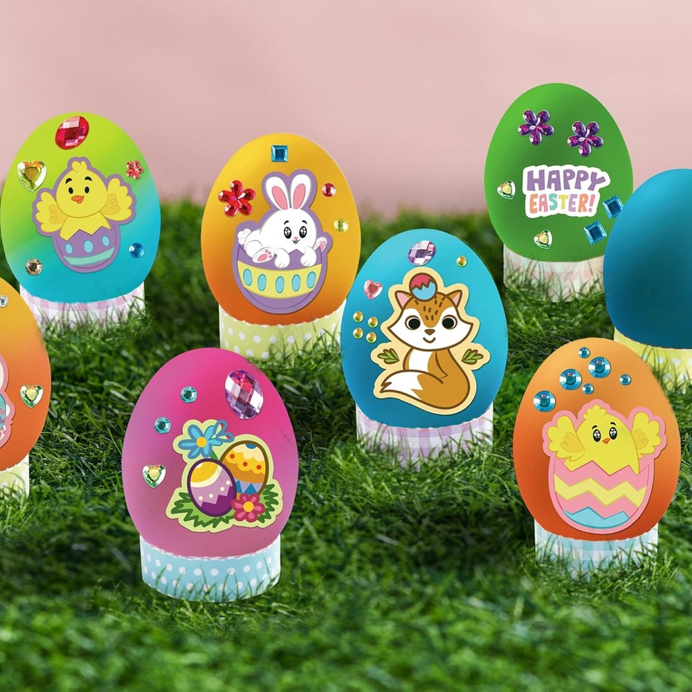 Klever Kits 20Pcs DIY Easter Egg Decorating Kit, Dye Kit with Gradient Color Tab