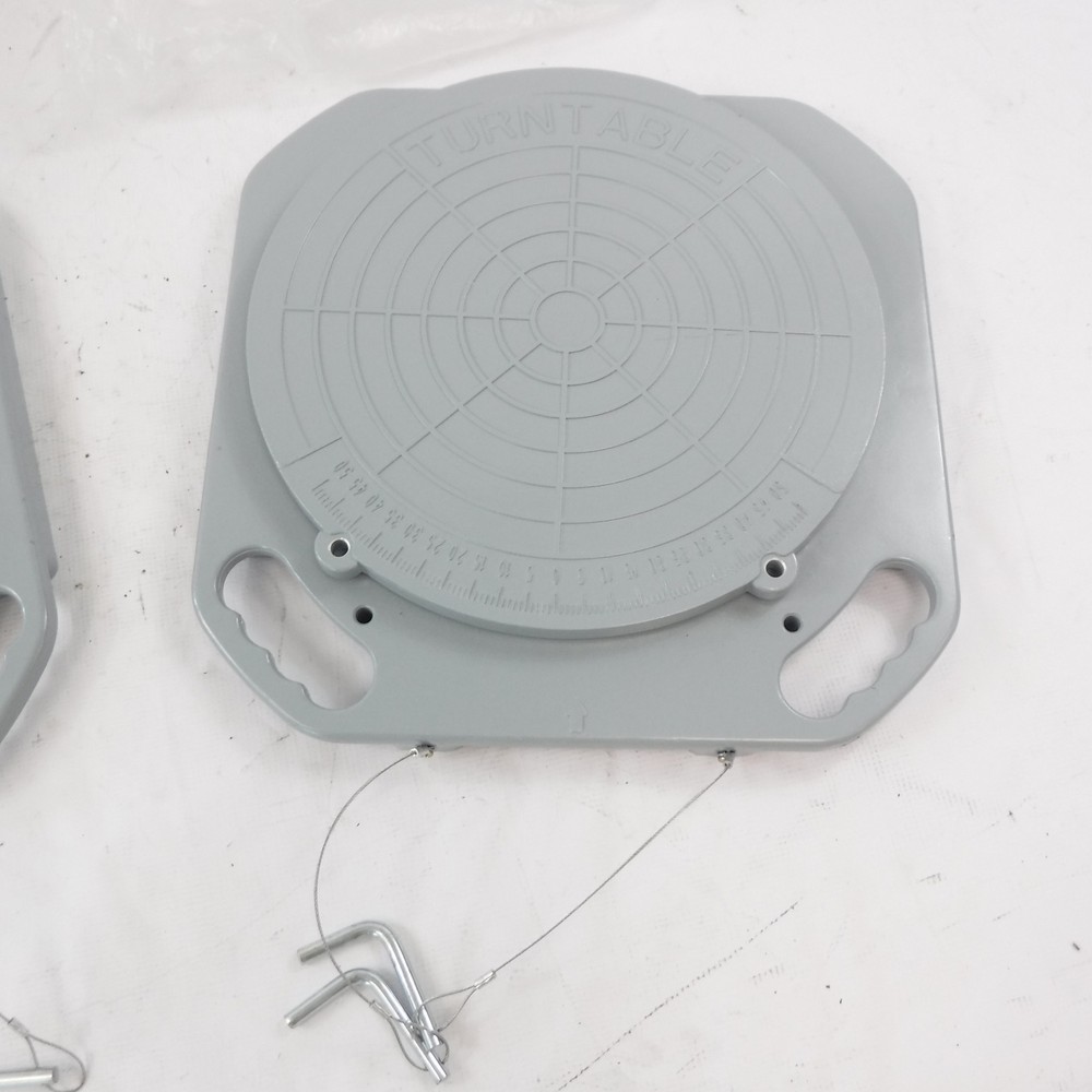 Pair Front End 2 Ton Wheel Car Alignment Tool Turn Plates