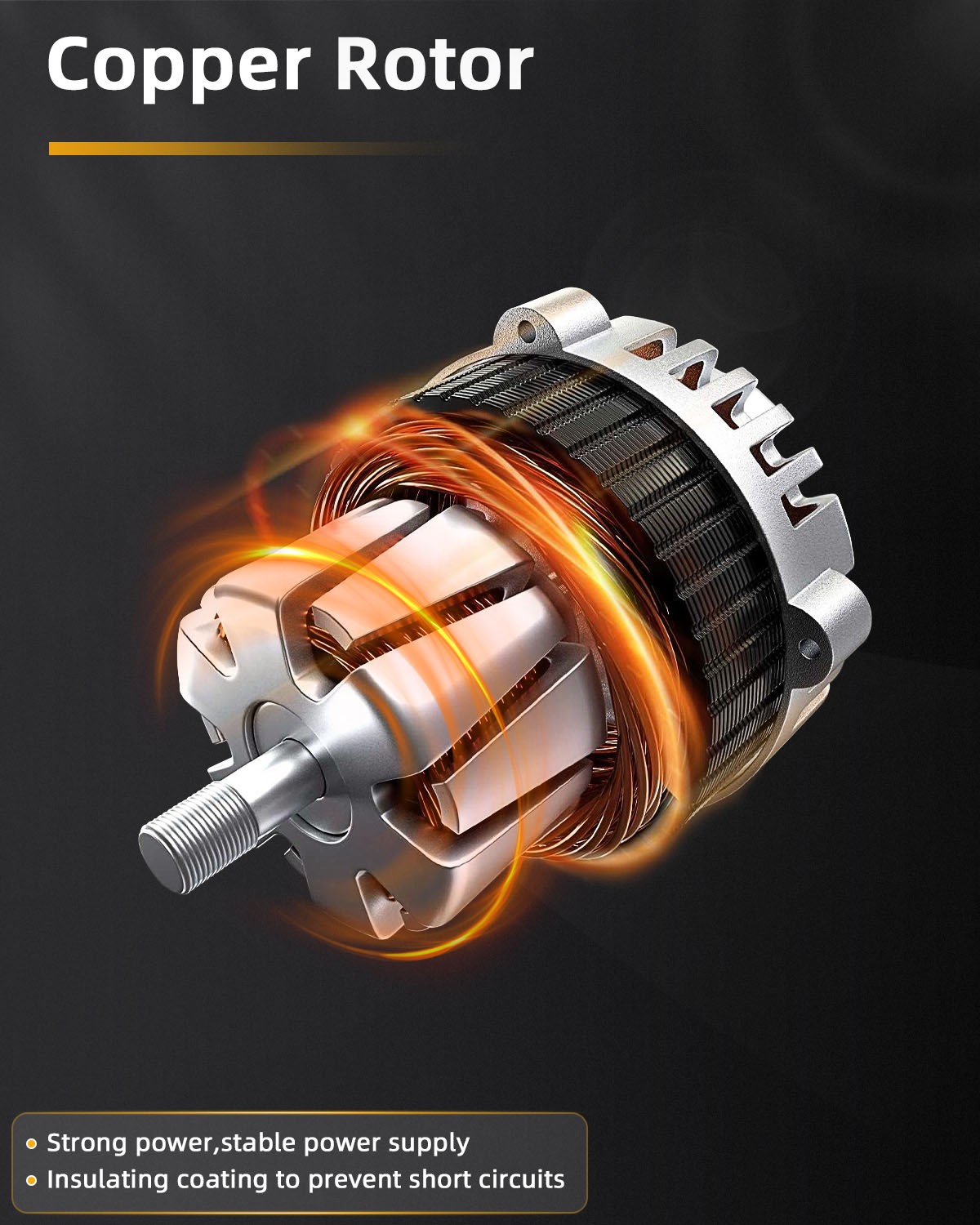 Alternator fits High Output 105Amp 1-Wire 10SI Self-exciting SBC BBC GM ADR0151