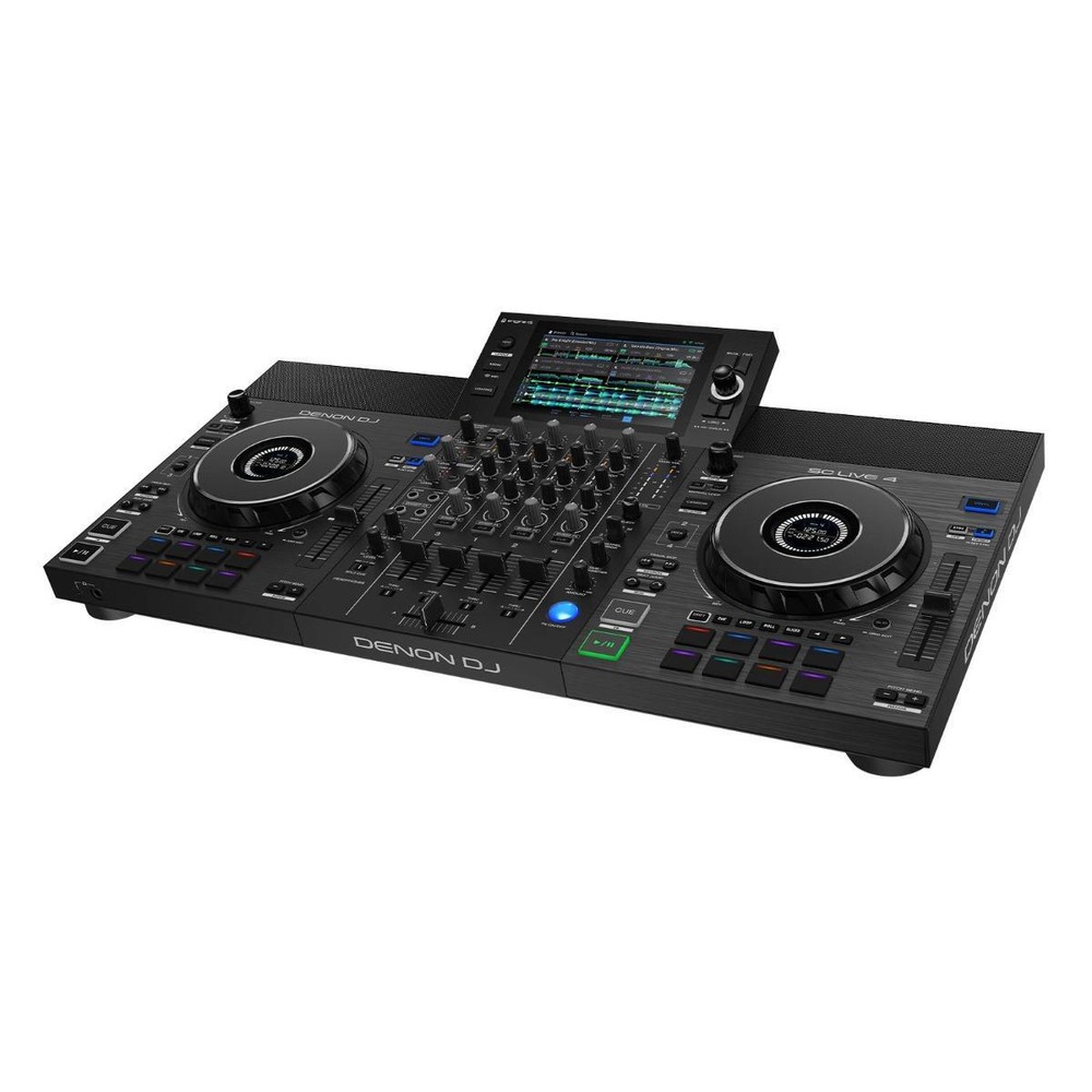 Denon SC LIVE 4 4-Deck 7" Touchscreen Standalone DJ Controller w Travel Case