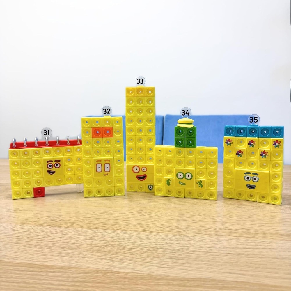 Numberblocks MathLink Cubes Activity Set 31-40 - Early Math Skills & Counting To