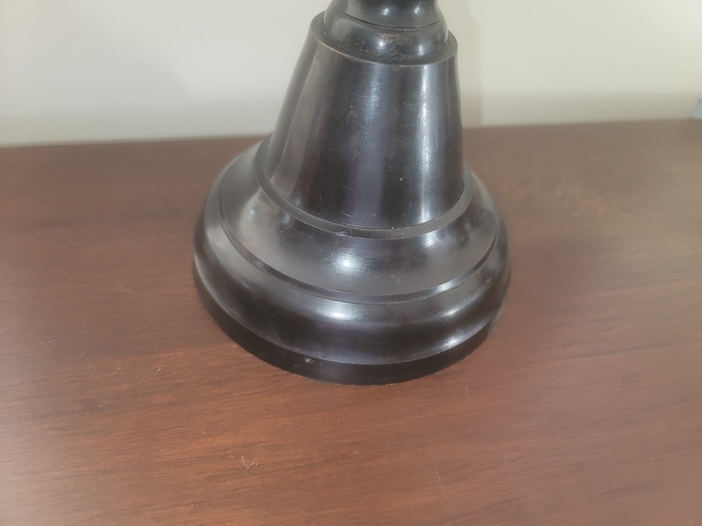 Silver Metal World Globe 20in Tall