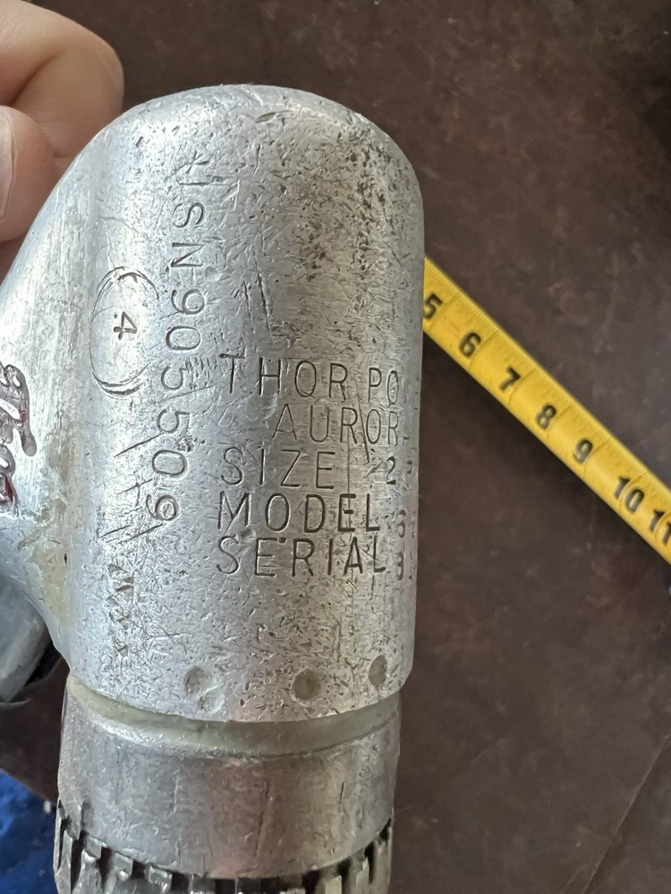 Vintage Thor Pneumatic Drill Model 6988 Air Tool