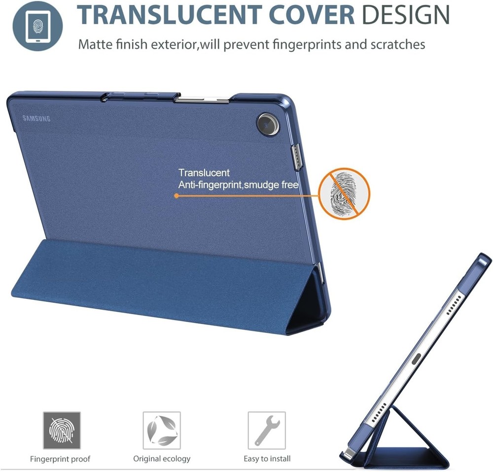 Elegant Hard Shell Tablet Case for 11" Galaxy Tab A11+/A9+ Plus - Translucent