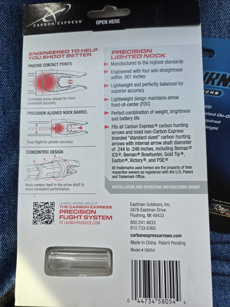 Carbon Express Launchpad Precision Lighted Nocks #58054