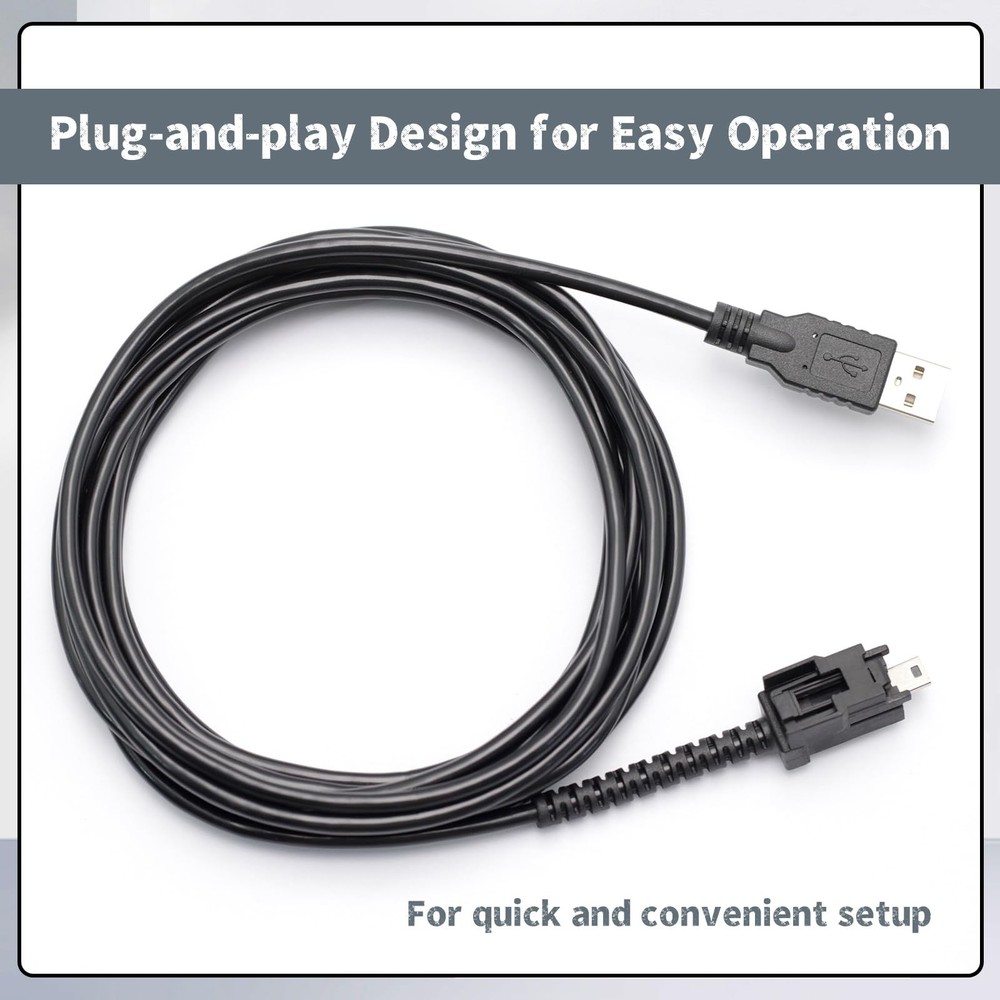 Erchon 404032 USB Cable Replacement for Nexiq Link 110 centimeters, Black