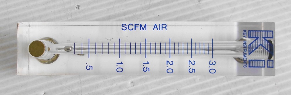 Key Instruments SCFM Air Flow Meter .5-3.0