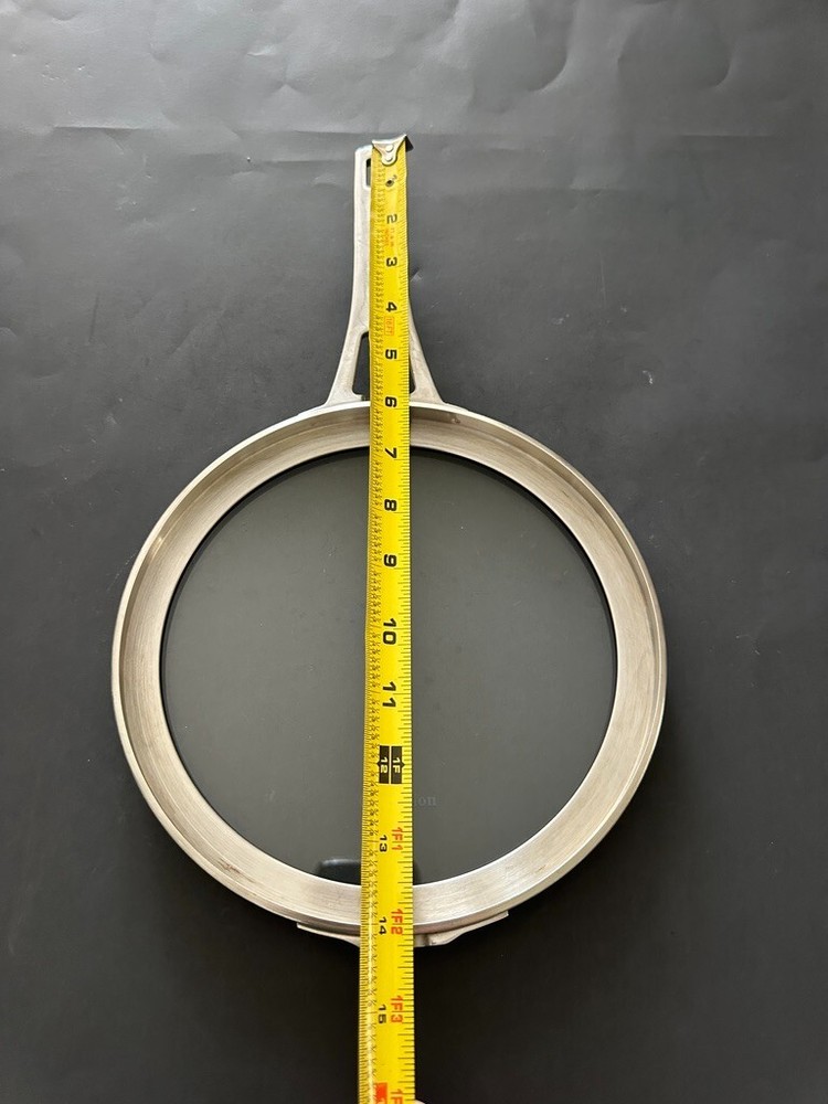 Calphalon Premier Space Saving Flat Glass Lid 8.5" Pan Long Handle Replacement