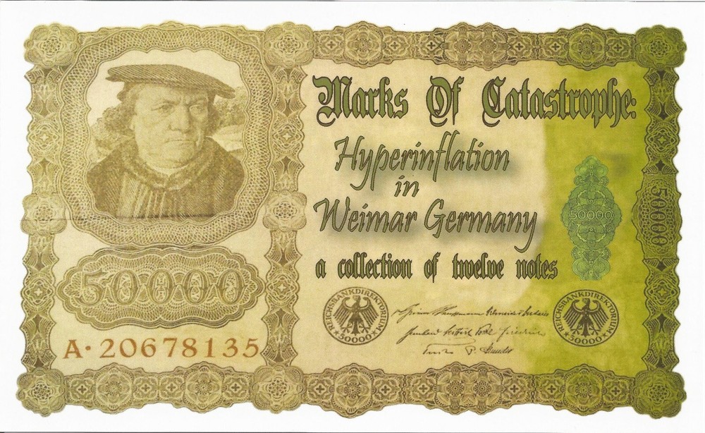 Germany Weimar Republic Hyperinflation Period 12 Banknotes Collection