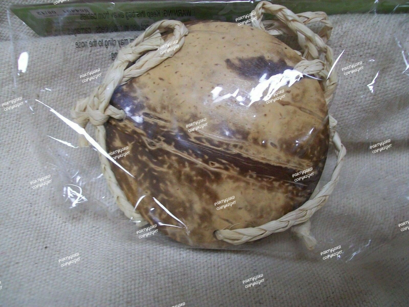 Child Genuine Coconut Shell Bra Bikini Top Hawaiian Luau Party Wear Hula Girl