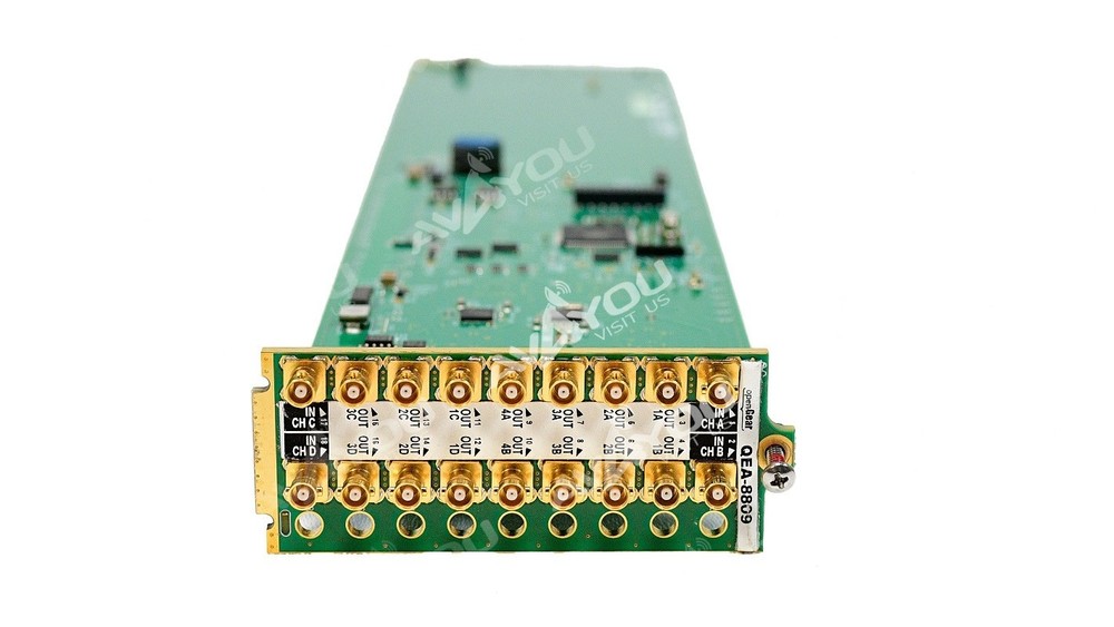 Ross QEA-8809 Quad 3G/HD/SD-SDI Equalizing Distribution Amplifier DA for OG3-FR