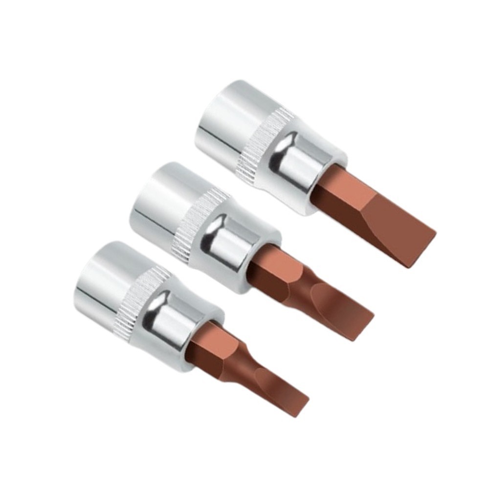 FD Slotted Screwdriver Bits 1/4 Inch Drive Socket Head Hand Tools FD4 FD5.5 FD7