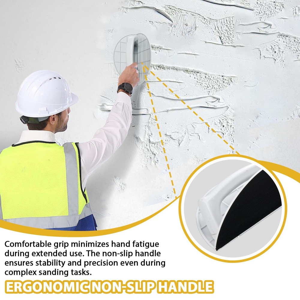 Right Angle Semi-Circular Angle Sanding Tool, Multi-Functional Semi-Round Cor...